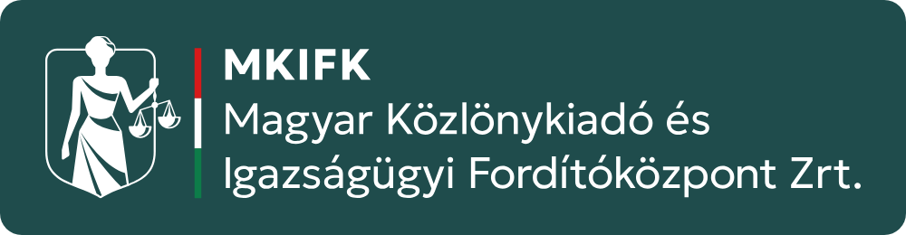 Magyar Közlönykiadó és Igazságügyi Fordítóközpont Zrt. (MKIFK)